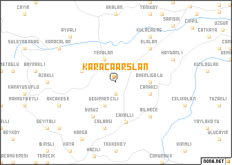 map of Karacaarslan