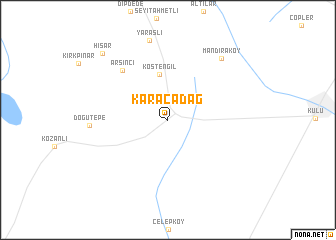 map of Karacadağ