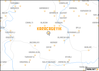 map of Karacageyik