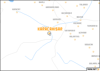 map of Karacahisar