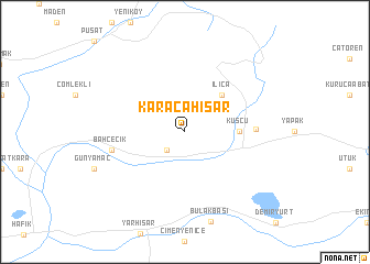 map of Karacahisar