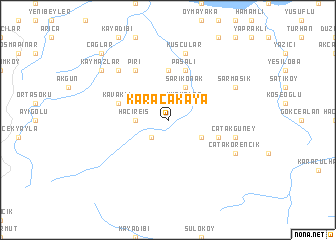 map of Karacakaya