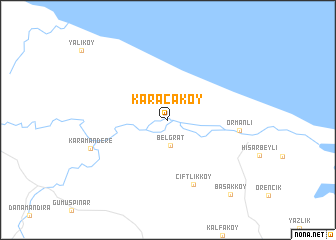 map of Karacaköy