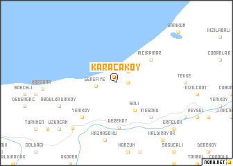 map of Karacaköy