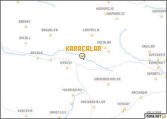 map of Karacalar