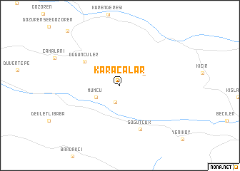 map of Karacalar