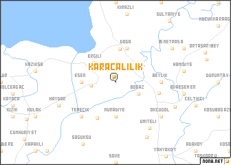 map of Karaçalılık