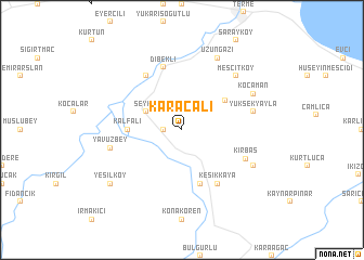 map of Karacalı