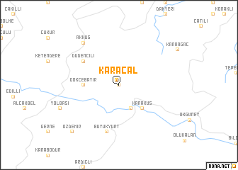 map of Karaçal