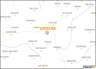 map of Karaçam