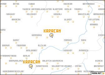 map of Karaçam