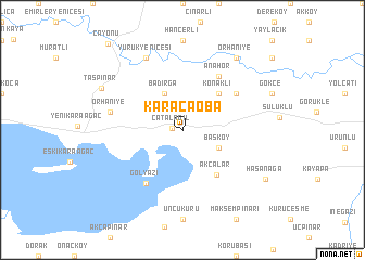 map of Karacaoba