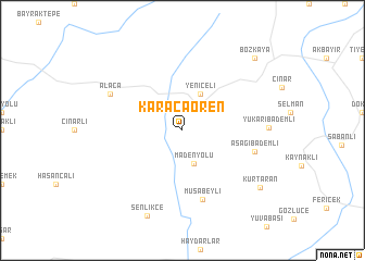 map of Karacaören