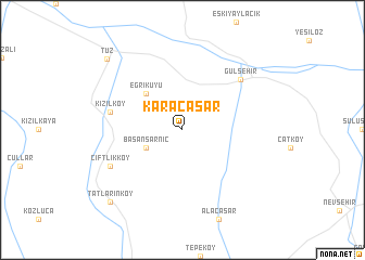 map of Karacaşar