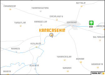 map of Karacaşehir