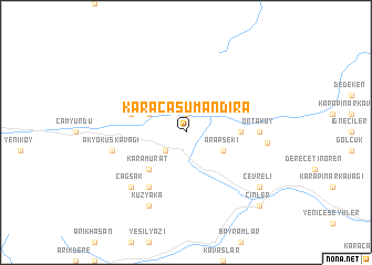 map of Karacasumandıra