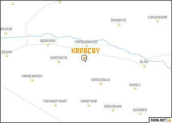 map of Karaçay