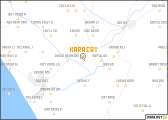 map of Karaçay