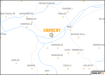 map of Karaçay