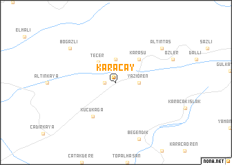 map of Karaçay