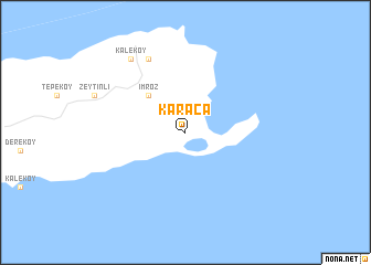 map of Karaca