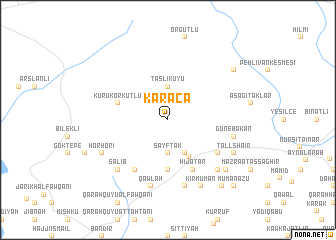 map of Karaca