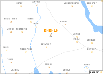 map of Karaca