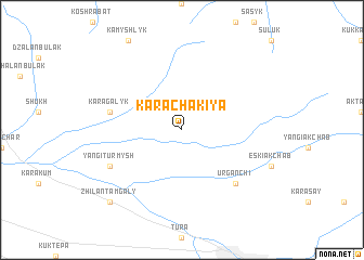 map of Karachakiya