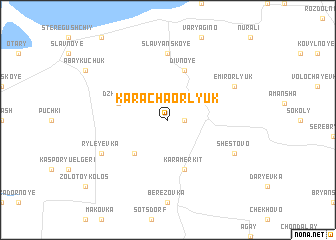 map of Karacha-Orlyuk