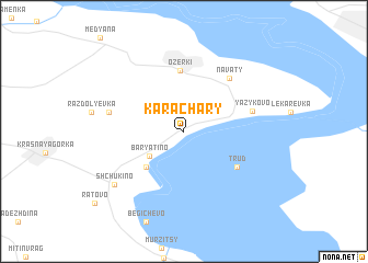 map of Karachary