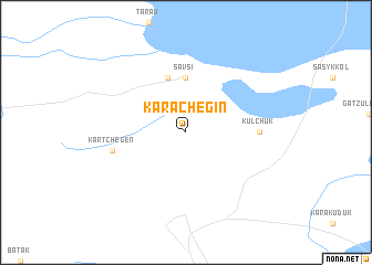 map of Kara-Chegin