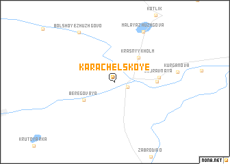 map of Karachel\