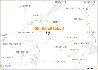 map of (( Karachëntseva ))