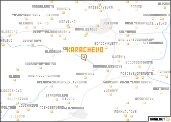 map of Karachevo