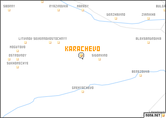 map of Karachevo