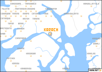 map of Karach