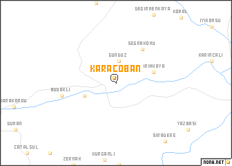 map of Karaçoban