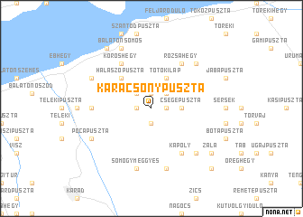map of Karácsonypuszta