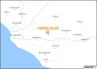 map of Karaçukur