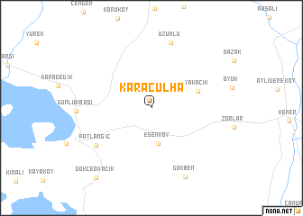 map of Karaçulha