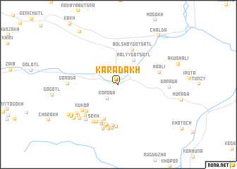 map of Karadakh