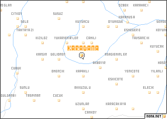 map of Karadana