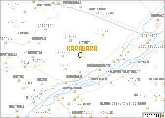 map of Karadara