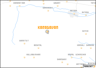 map of Karadavan