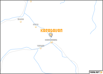 map of Karadavan