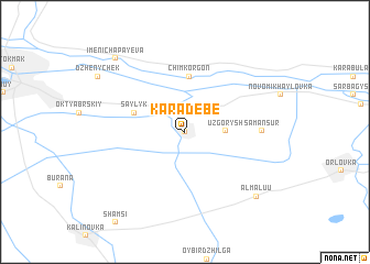 map of Kara-Dëbë