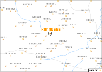 map of Karadede