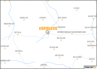 map of Karadere