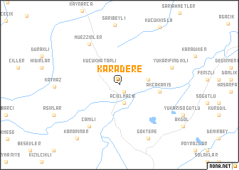 map of Karadere