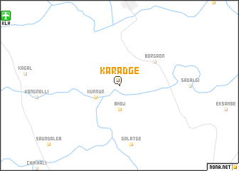 map of Karadge
